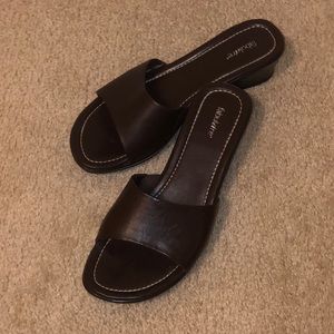 Fabulaire brown wedge shoes